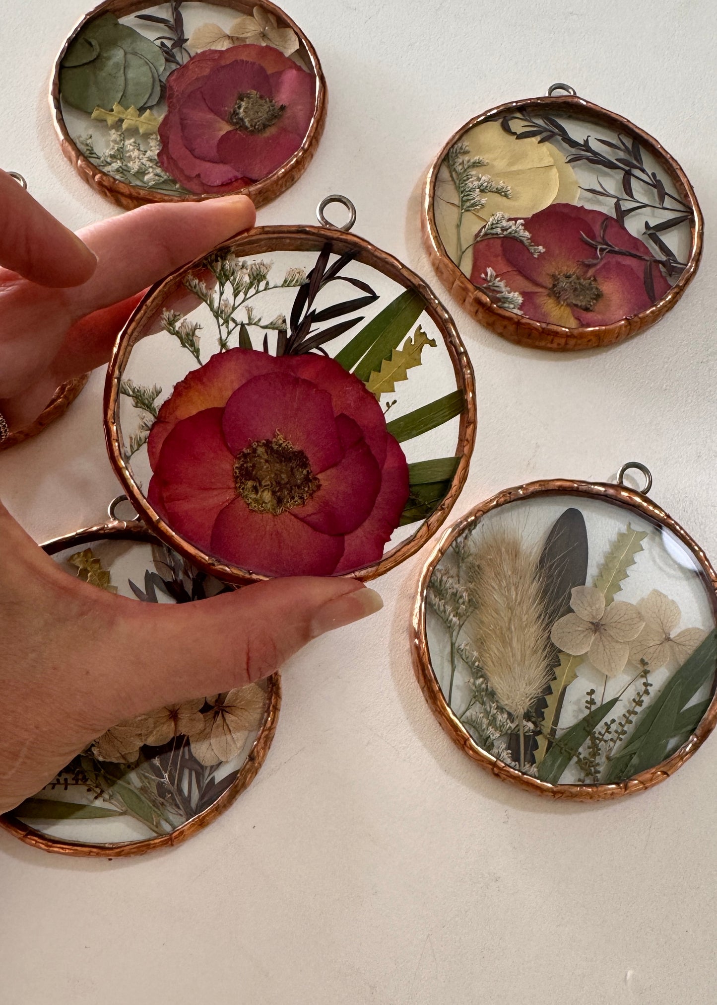 Soldered Metal Circular Ornament