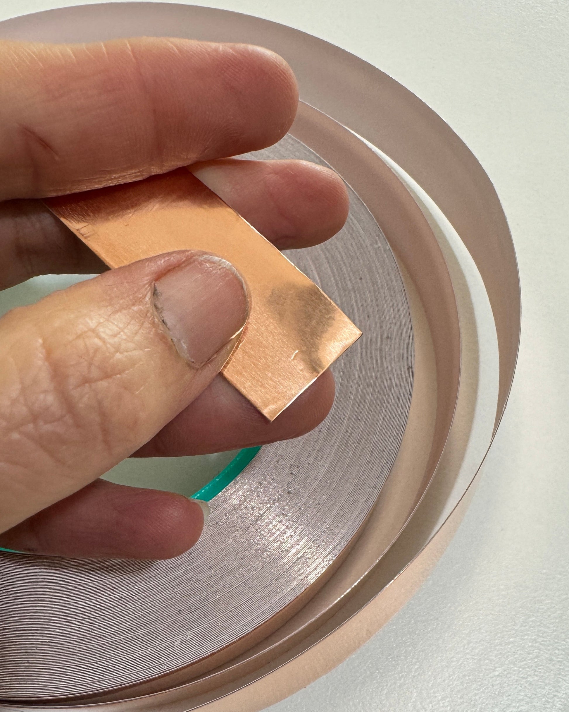 Copper backed copperfoil tape for stained glassing double glass - 19mm width