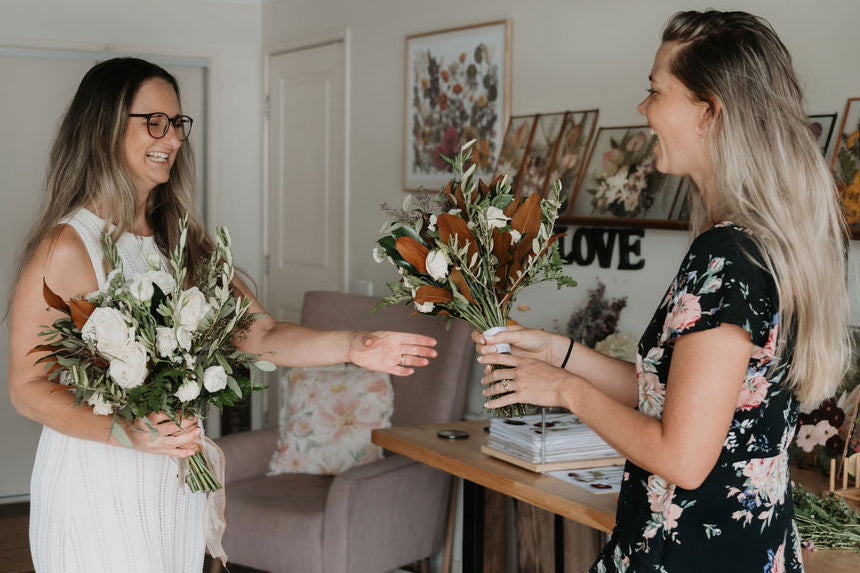 Pressed wedding bouquet preservation Brisbane